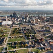 Aerial View of Detroit