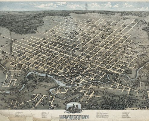 Houston Map - 1873