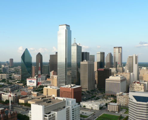 Dowtown Dallas from Reunion Tower
