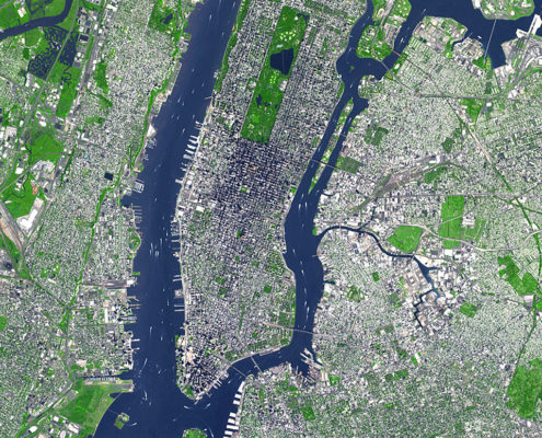 Satellite Image of New York CIty