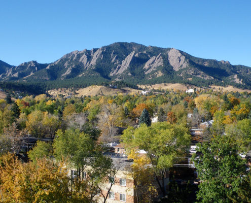 The Flatirons in Autumn