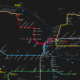 LA transit metro system map