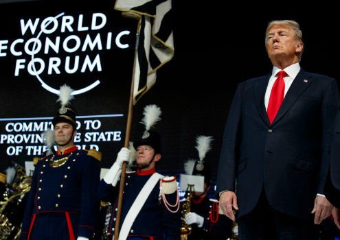 President Donald Trump at WEF