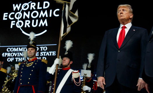 President Donald Trump at WEF