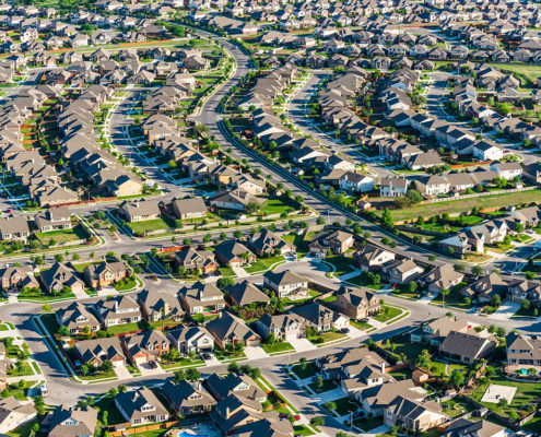 suburban housing growth