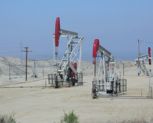 Occidental Oil Wells, Elk Hills CA