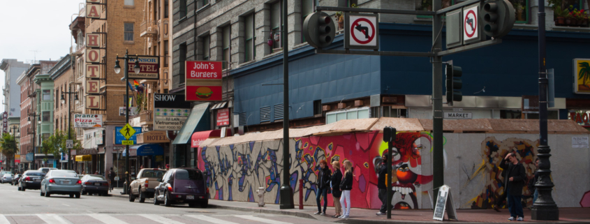 6th and Market, San Francisco — a less gentrified area of the city
