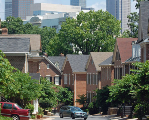Dilworth, a suburb of Charlotte, NC