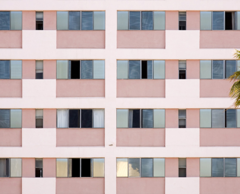 Apartment building in Westwood area of LA.Photo credit: Brian Wallace