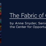 The Fabric of Character, a new book by Anne Snyder