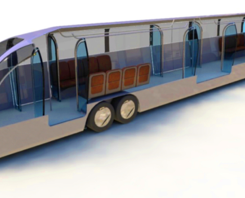 Proposed autonomous transit vehicle
