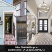 What $800K buys in San Francisco vs. San Antonio