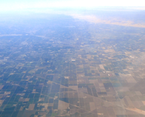San Joaquin county aerial photo