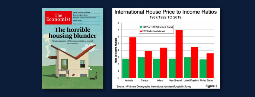 The Economist cover - and some housing facts