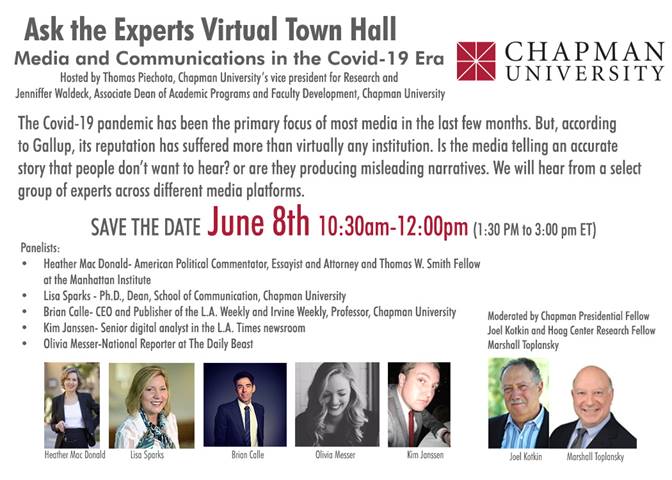 Virtual Town Hall: The Future of Communication on June 8