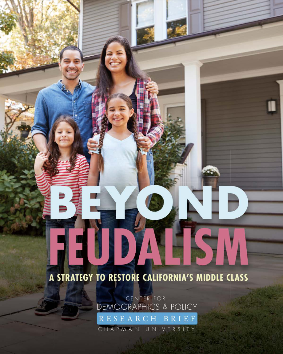 Beyond Feudalism: a Strategy to Restore California's Middle Class