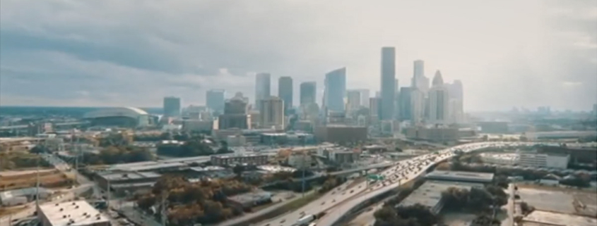 Aerial view of Houston, Texas