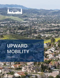 Cover of Urban Reform Institute's Report on Upward Mobility