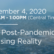 Post-pandemic Housing Reality webinar