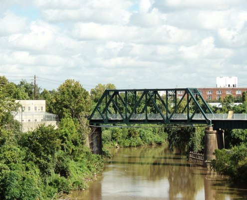 GH&H Railroad Bridge, Buffalo Bayou Houston, Texas