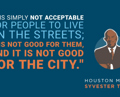 Houston Mayor Sylvester Turner's approach to dealing with homelessness in Houston is seeing success.
