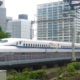 Shinkansen "bullet" train, high-speed rail
