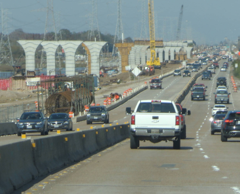 SH 146 construction, Houston