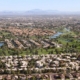 Suburbia in the city of Chandler