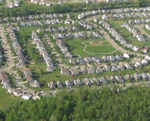 International housing affordability, a suburban development in the U.S.